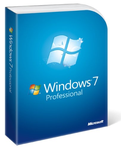 Microsoft Windows 7 Professional, Full Version (PC DVD) Enlarged Preview